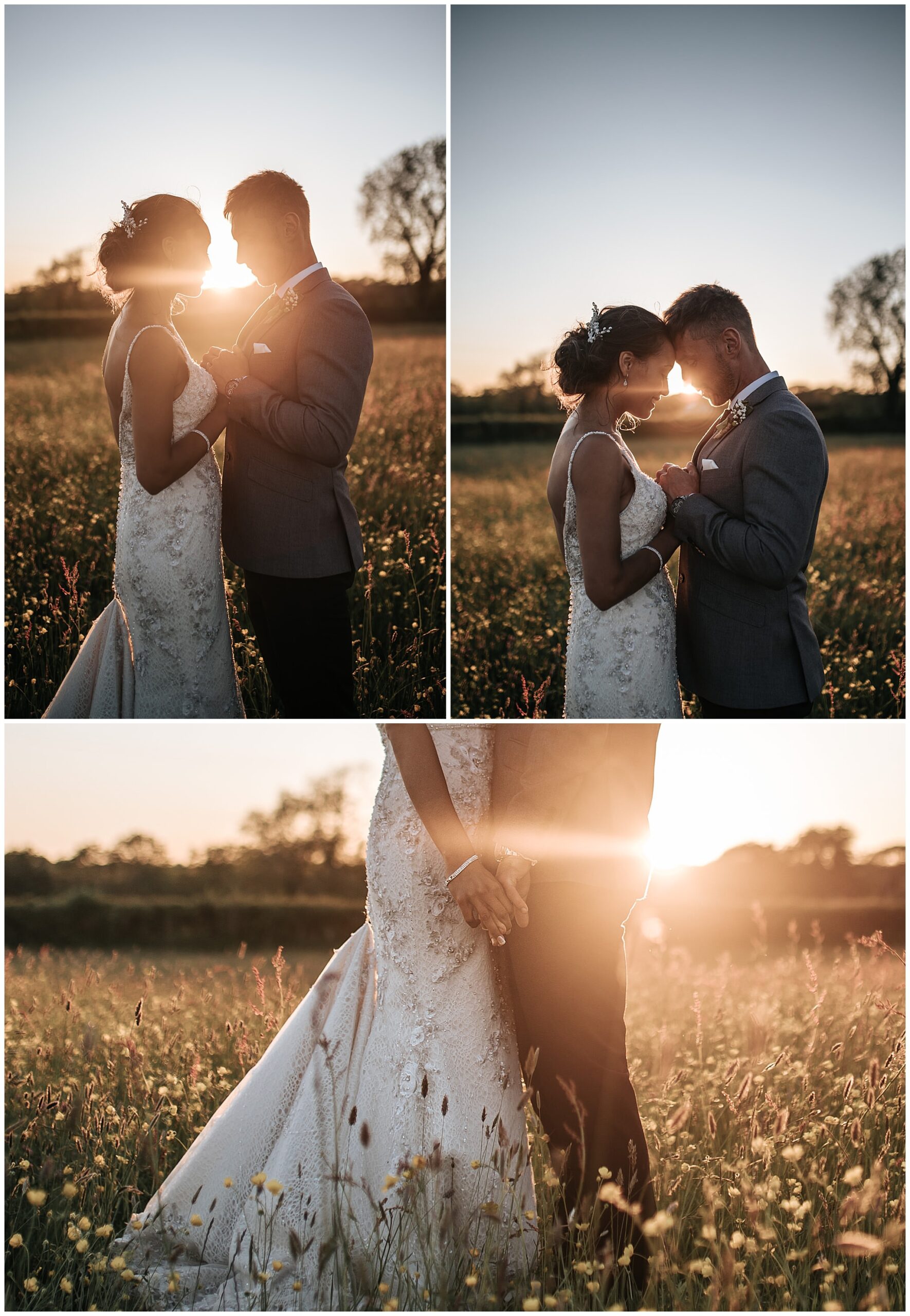 Coity Sunset Wedding